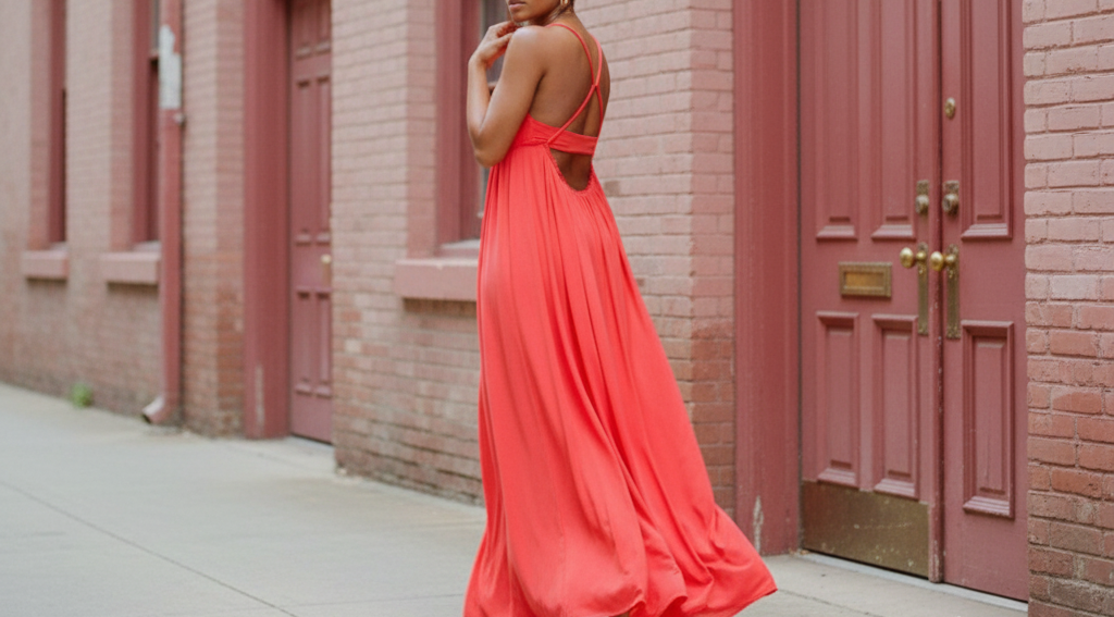 strappy dress long Maxi delicate accents that give brand-Million Dollar Baby Classic Color:Ivory(As Pic) Della Black Maxi Dress