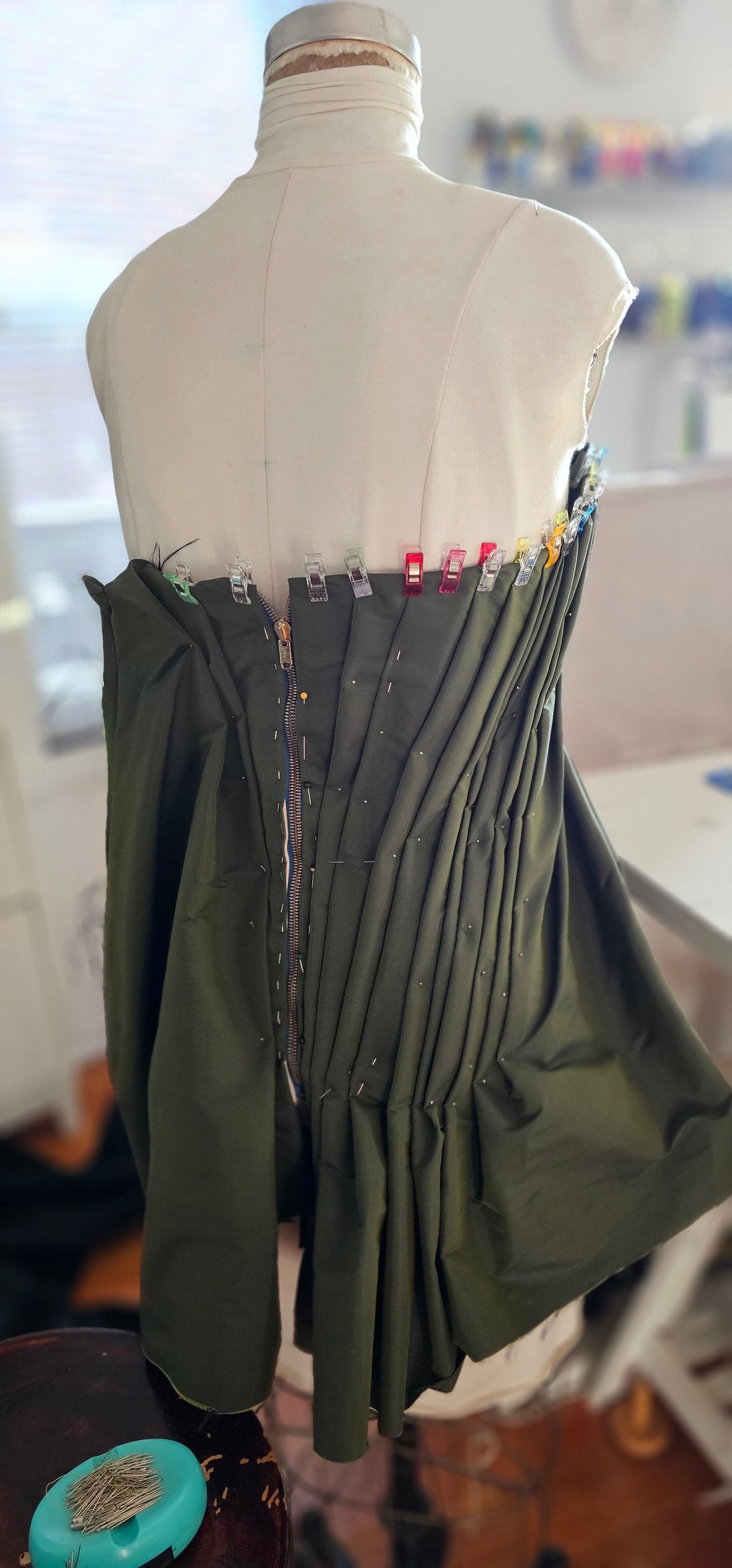 Draping the Dress: A Love Story… and a Mild Crisis Pt3