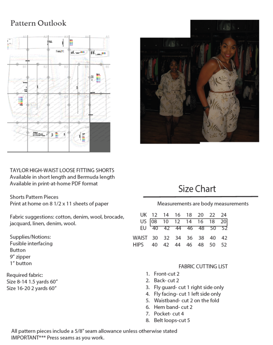 Taylor high-waist bermuda shorts