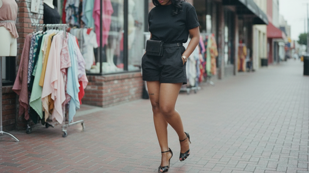 Taylor high-waist bermuda shorts