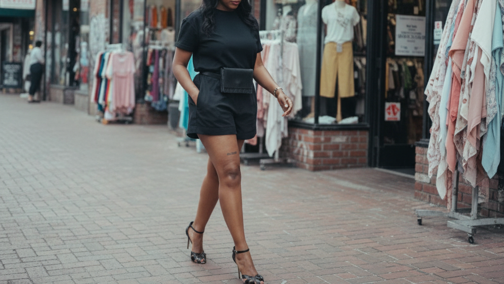 Taylor high-waist bermuda shorts