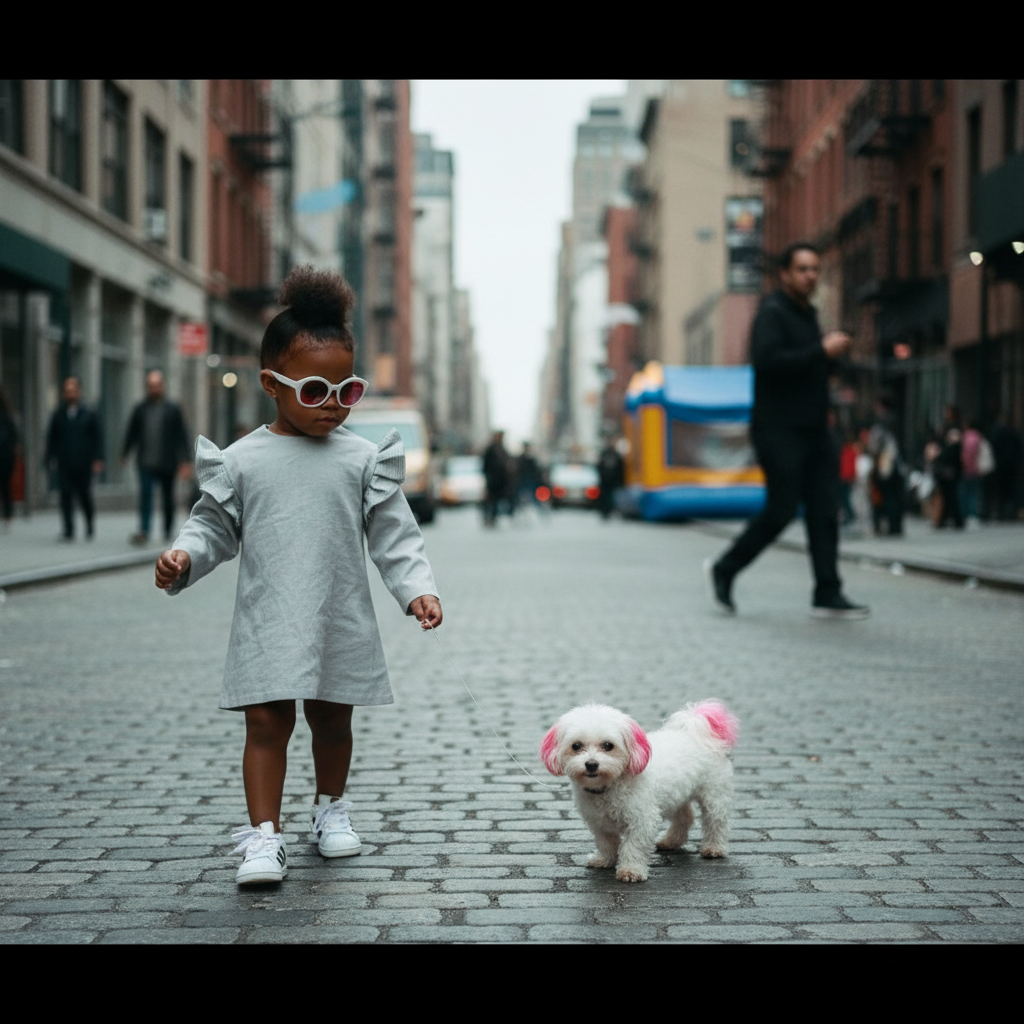 Marie Toddler/Kids Bell Sleeve Dress