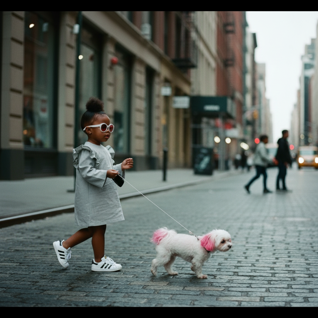 Marie Toddler/Kids Bell Sleeve Dress